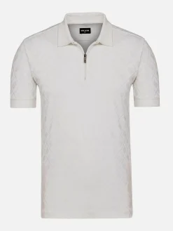 Wam Denim Polo'S|Vista Zipper White Polo