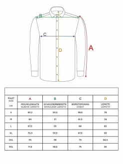 Wam Denim Overhemd Lange Mouwen|Waylon Regular Fit Indigo Overhemd