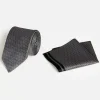 Wam Denim Stropdassen|William Powell Grey Stropdas