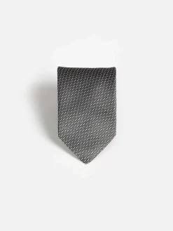 Wam Denim Stropdassen|William Powell Grey Stropdas