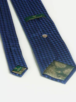 Wam Denim Stropdassen|William Powell Navy Stropdas