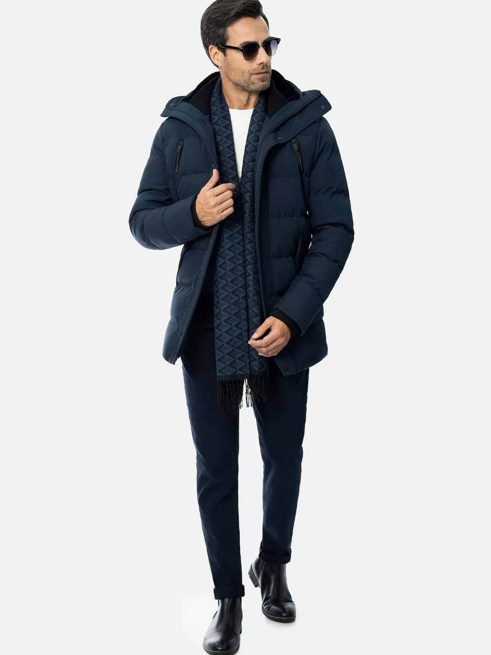 Wam Denim Winterjassen|Winter Jassen 71238 Canterbury Navy