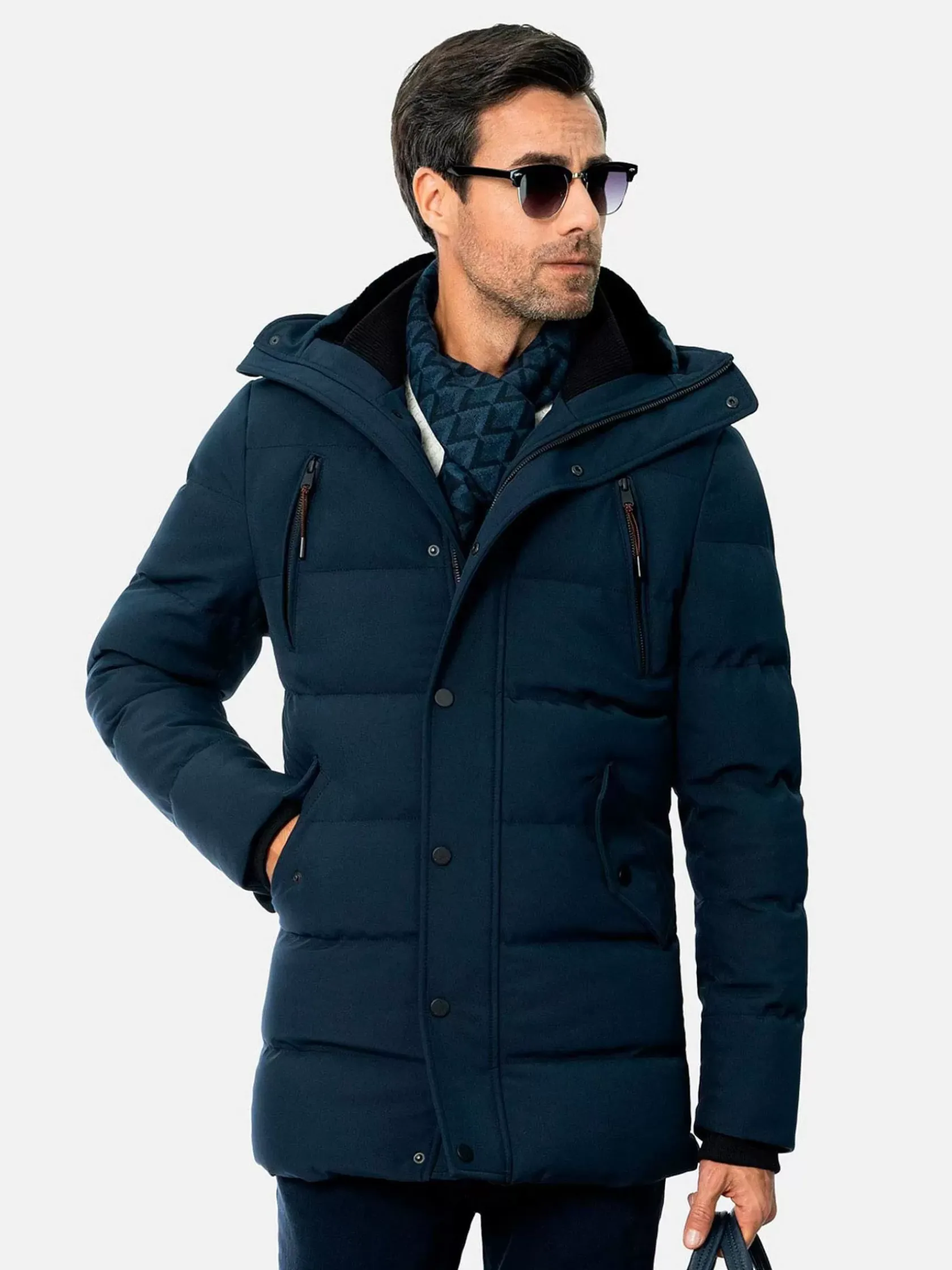 Wam Denim Winterjassen|Winter Jassen 71238 Canterbury Navy