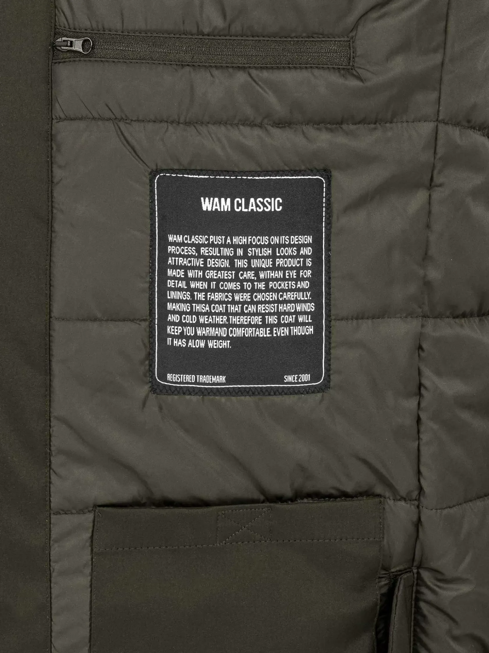 Wam Denim Winterjassen|Winterjassen 71273 Jilliam Khaki