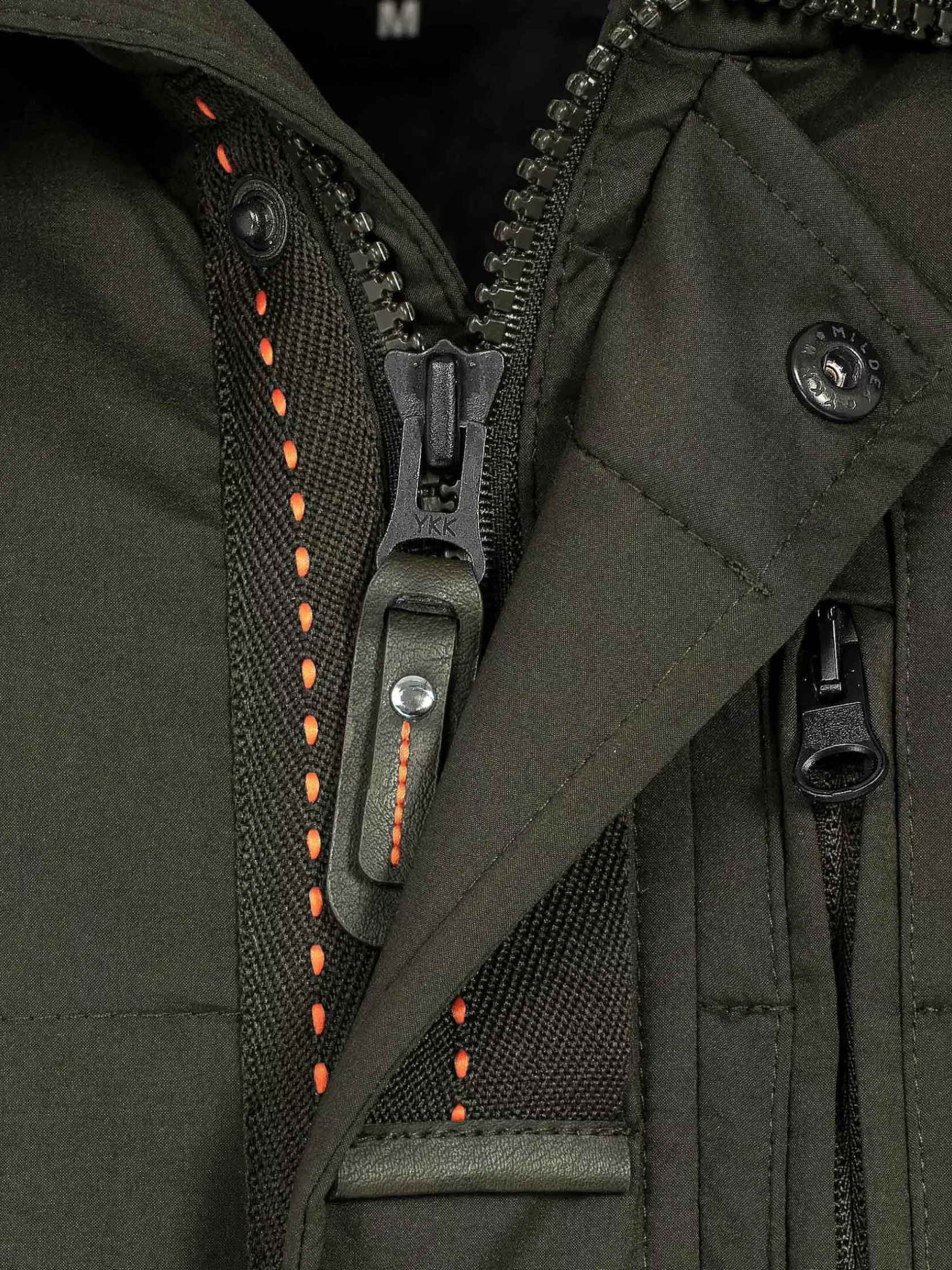 Wam Denim Winterjassen|Winterjassen 71273 Jilliam Khaki