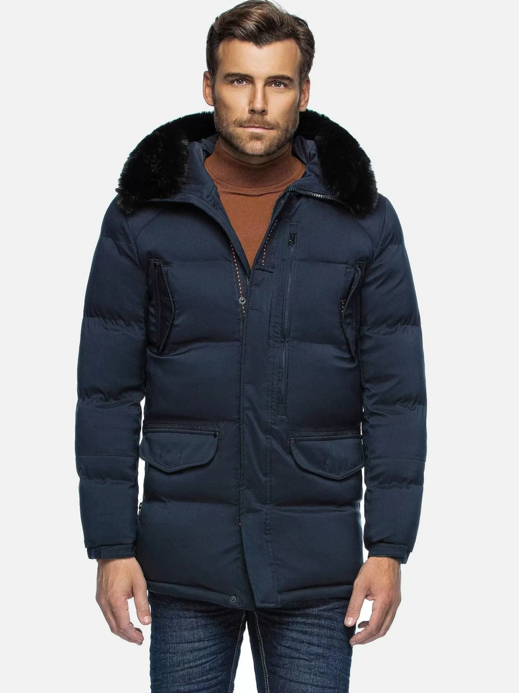 Wam Denim Winterjassen|Winterjassen 71273 Jilliam Navy