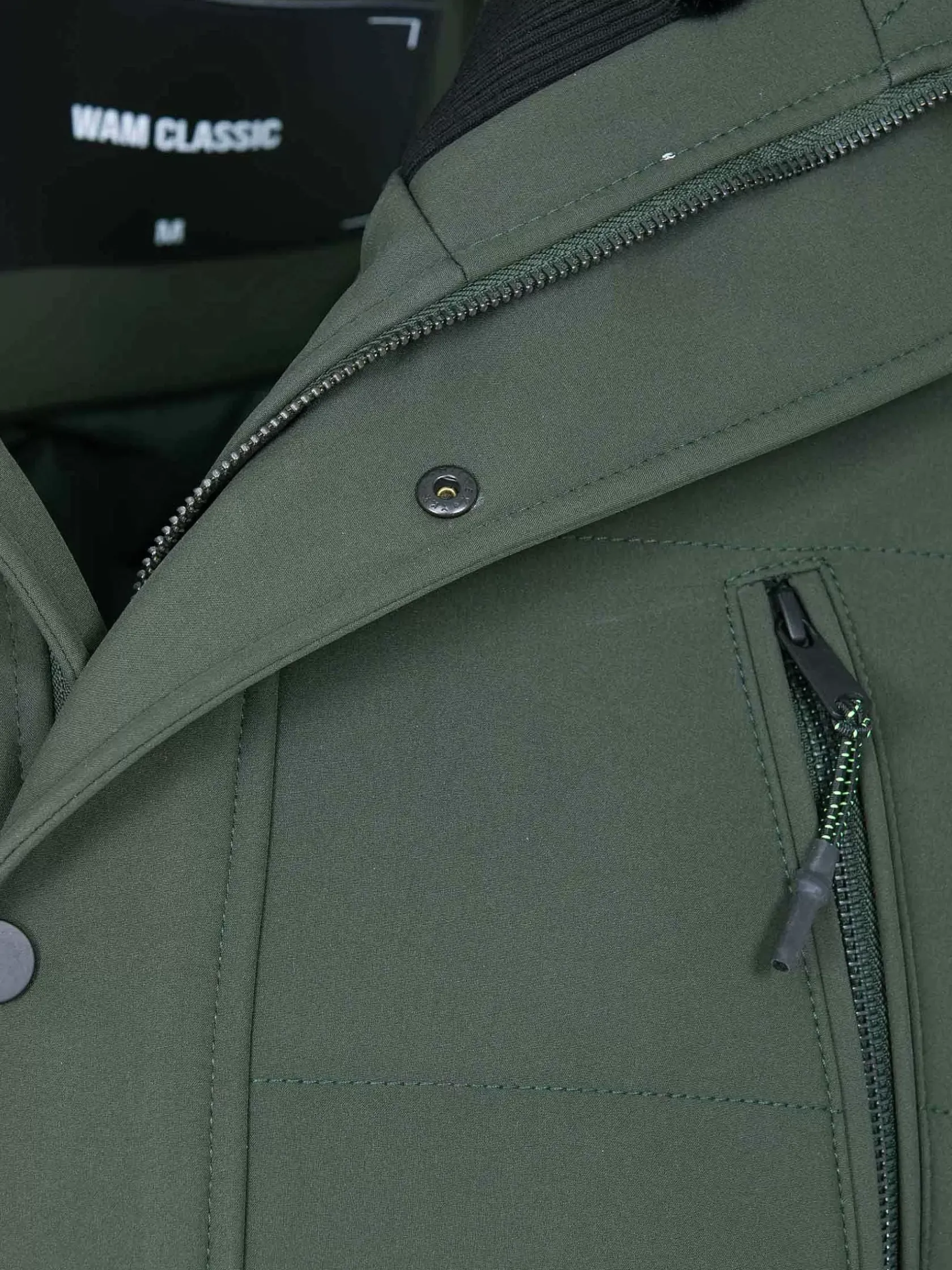 Wam Denim Winterjassen|Winter Jassen 71266 Willow Beach Khaki