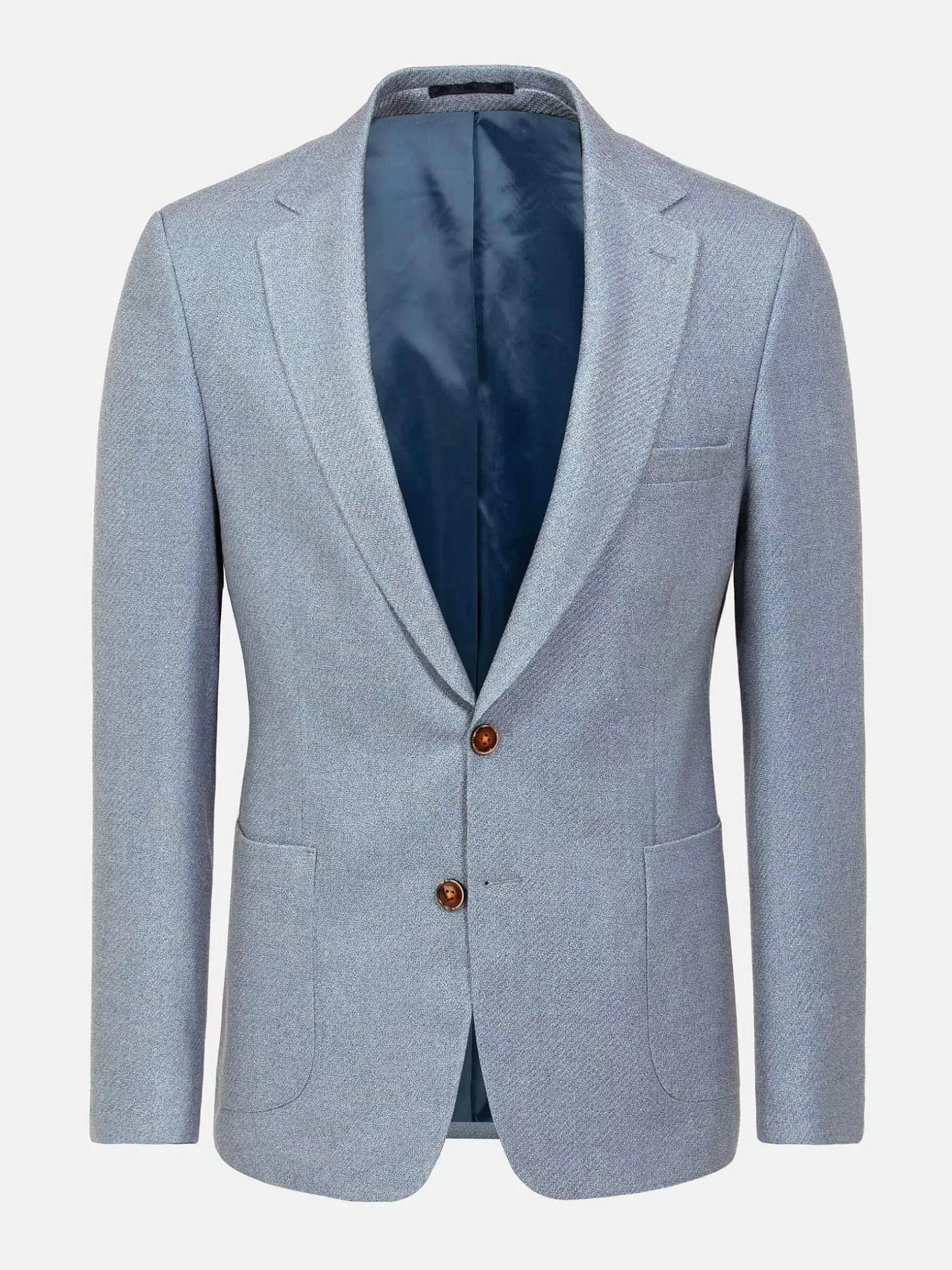 Wam Denim Colberts|Zeta Single Breasted Blue Colbert