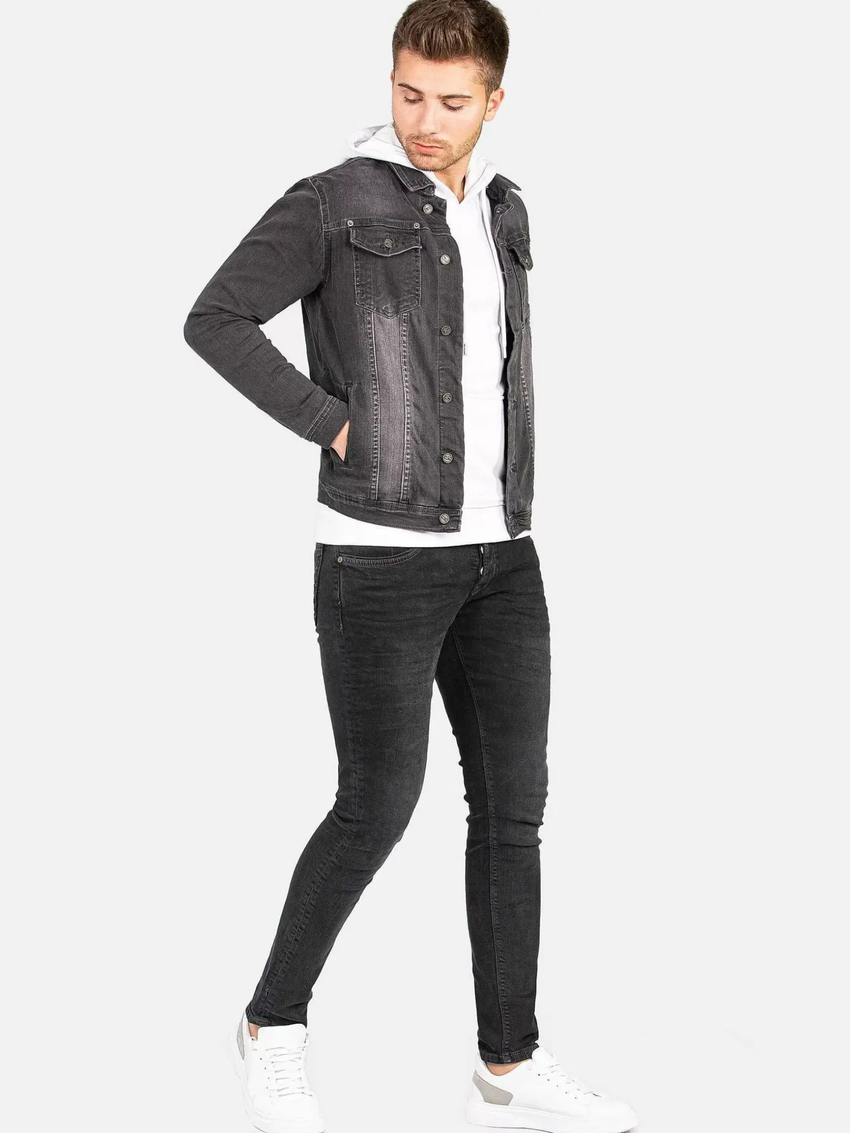 Wam Denim Zomerjassen|Zomer Jassen 68083 Aleron Black