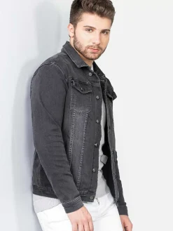 Wam Denim Zomerjassen|Zomer Jassen 68083 Aleron Black