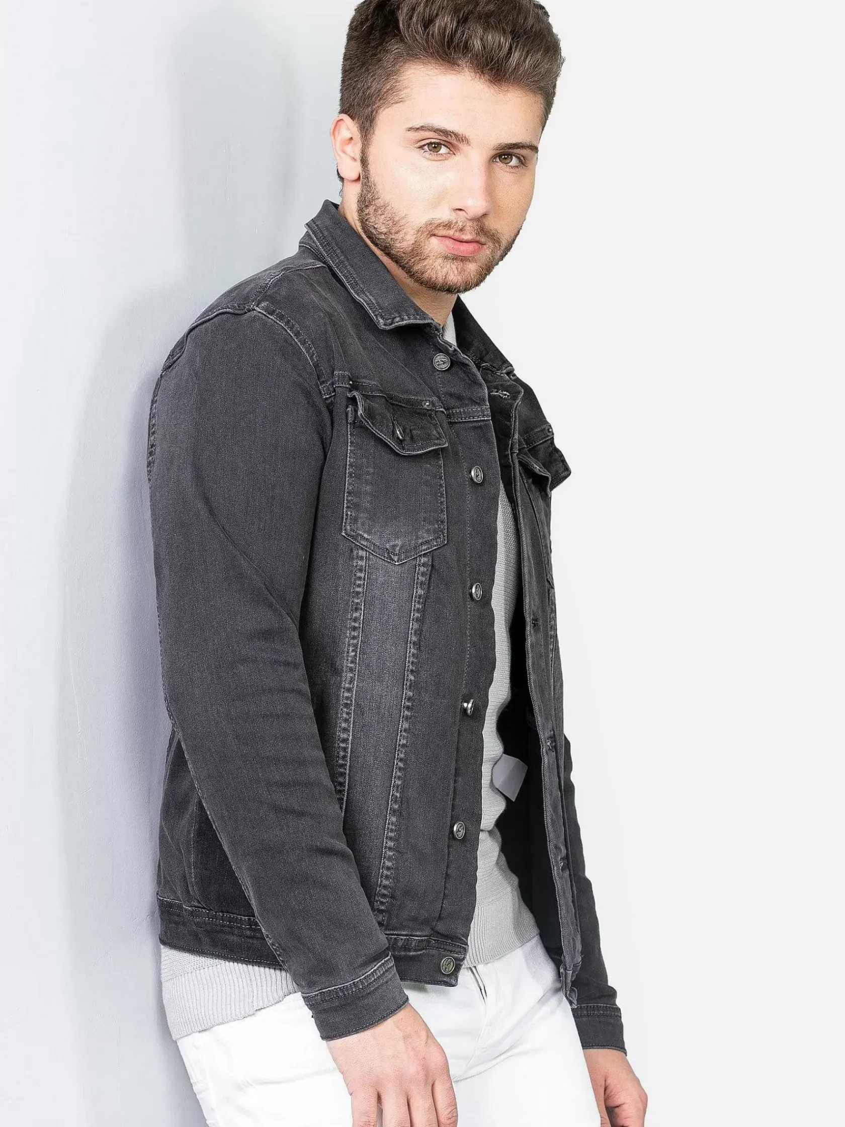 Wam Denim Zomerjassen|Zomer Jassen 68083 Aleron Black