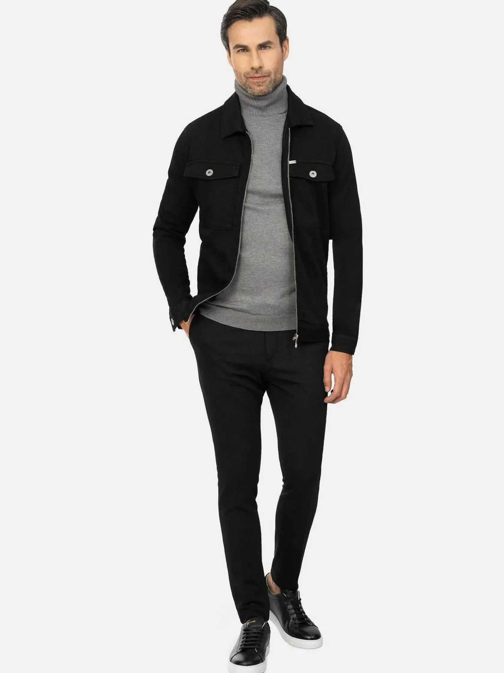 Wam Denim Zomerjassen|Zomer Jassen 82168 Curtice Black